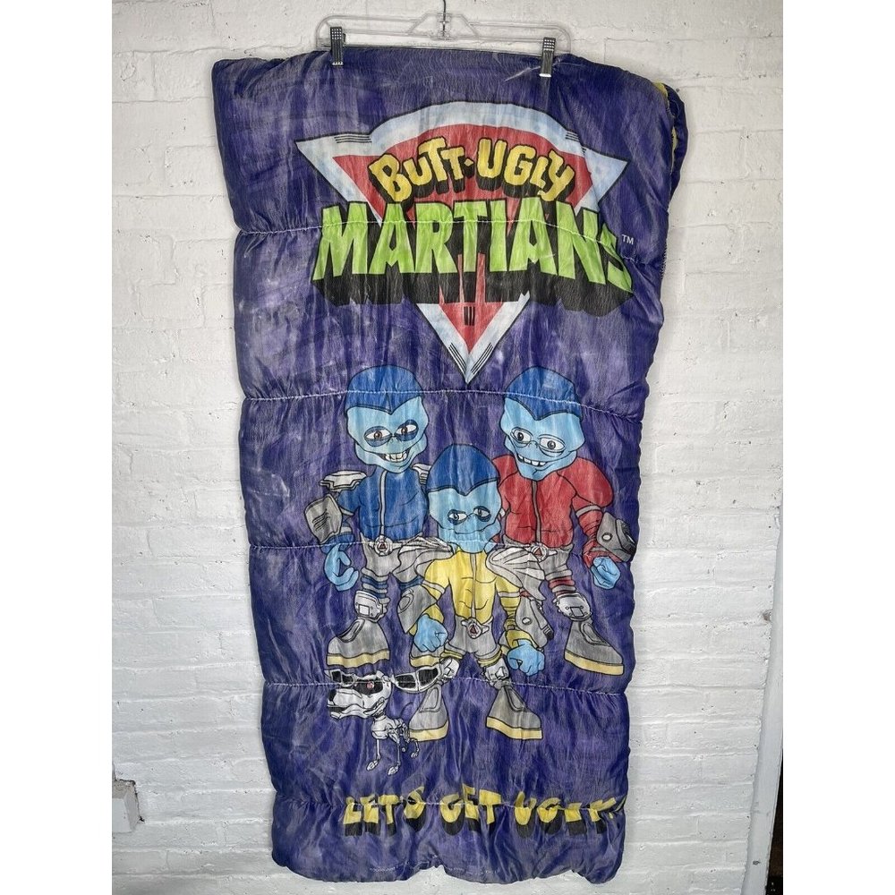 Vintage Butt-Ugly Martians “Let’s Get Ugly” 2000’s  Sleeping Bag
